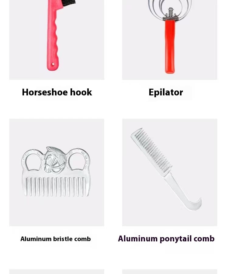 Equestrian Supplies Horse Brushing Tool Set